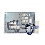 Diesel Only The Brave Edt 35ml + Showergel 50ml - Transparent