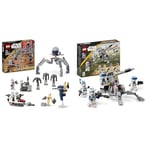 LEGO Star Wars Clone Trooper & Battle Droid Battle Pack Building Toys & Star Wars 501st Clone Troopers Battle Pack Set