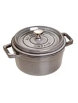 STAUB La Cocotte - Round Cast Iron Grå