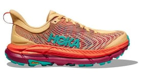 Produit Reconditionné - Chaussures de Trail Running Femme Hoka Mafate Speed 4 Corail Rouge
