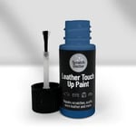 BLUE Leather Touch Up Paint 15ml for bags, shoes, purses, furniture etc