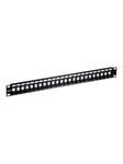 TRENDnet TC-KP24 - patch panel (blank) - 1U - 19"