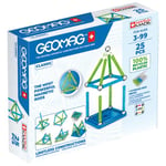 Geomag Classic - 25 Pieces- Magnetic Construction for Children - Green Collection - 100 Percent Recycled Plastic Educational Toys