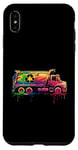 Coque pour iPhone XS Max Camion poubelle de recyclage Pop Art
