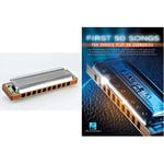 Hohner Marine Band Deluxe M200501 x C Harmonica & First 50 Songs You Should Play On Harmonica