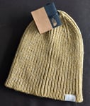 Womens THE NORTH FACE Antelope Tan 8% Wool BEANIE With Sparkle Skull Hat TNF178