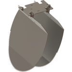 NI TX11 reline 250 mm PVC-spjäll, sexkant