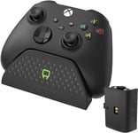 Venom Charging Dock with Rechargeable Battery Pack - Black (Xbox Series X...