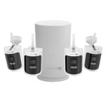 Swann AllSecure4K Wireless Security System with 64GB MicroSD Storage (4 Pack)