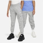 Nike Sportswear Club Fleece Big Kid Dk Grey Heather/base Grey/white, storlek M: 137-147 cm