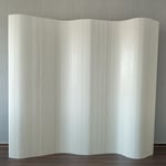Huoneenjakaja - Bambu 200x250 cm Valkoinen