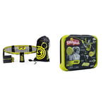 Spikeball Pro Kit (Tournament Edition) - Includes Upgraded Stronger Playing Net & Swingball Pro All Surface, Black and Yellow, Outdoor Activities, Traditional Pole in the Ground