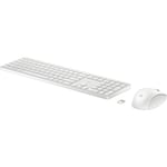 HP 650 Wireless Keyboard and Mouse Combo (White)