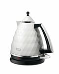 Premium Brillante KBJ3001W Kettle White Brillante Faceted Jug Kettle 3 KW Whi U