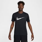 Nike Kortärmad T-shirt XL Herr Svart - Perfekt för löpning och träning, komfortabel och stilren design