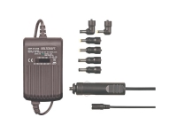 VOLTCRAFT bærbar strømforsyning SMP-45 USB 45W 9,5V/DC, 12V/DC, 15V/DC, 16V/DC, 18V/DC, 19V/DC, 20V/DC 3A