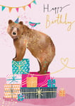 Kort Bobble Squeak Birthday Bear
