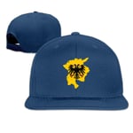 Pinakoli Unisex Guam Flag Snapback Hats Campus Adjustable Baseball Cap Hip Hop Dad 100% Cotton Flat Bill Ball Hat Run Hat