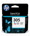 HP Original 305 Colour Ink Cartridge For ENVY 6430e Inkjet Printer, 3YM60AE