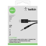 USB-C to 3.5 mm Audio Cable, Black (0.9m)