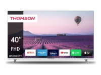 Thomson 40FA2S13W - 40 Diagonal klass LED-bakgrundsbelyst LCD-TV - Smart TV - Android TV - 1080p 1920 x 1080 - Direct LED - vit