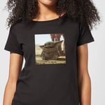 The Mandalorian Baby Yoda Women's T-Shirt - Black - L