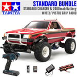 TAMIYA RC 58384 Subaru Brat - 2 Bodies 1:10 Standard Wheel Radio Bundle