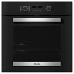Miele H2465BP Built In Single Electric Oven - Black