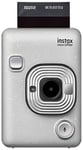 instax hybrid Instant Camera and Printer, Bluetooth, Stone White, LiPlay