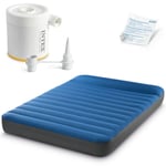 Uppblåsbar madrass 191x137x22 cm med elektrisk pump INTEX 64012