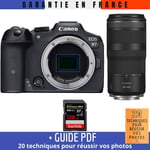 Canon EOS R7 + RF 100-400mm IS + 1 SanDisk 128GB Extreme PRO UHS-II SDXC 300 MB/s + Guide PDF ""20 techniques pour r?ussir vos photos