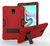 For Samsung Galaxy Tab A 10.5 2018 Case Kids Silicon SM T590 T595 Cover Shockproof Stand Case For Samsung Tab A 10. 5 T597 Cases-T590 T595 black red