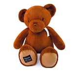 Histoire d'Ours - Peluche Géante Ours - Le Nounours - Capuccino - 75 cm - Très Grande Peluche Super Douce à Caliner pour les Enfants - Idée Cadeau de Naissance Bébé, Noël et Anniversaire - HO3231
