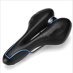 Bicycle Saddle Skidproof Seat Silica Gel Cushion Breathable MTB Road Bike Cycling Bicycle Saddle Black Blue