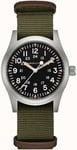 Hamilton H69529933 Khaki Field Musta/Nahka Ø42 mm