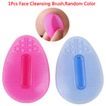 1x Wash Face Exfoliating Brush Facial Cleansing Pad Skin Spa Scr Onesize