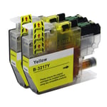 2 Yellow Ink Cartridges for use with Brother MFC-J5330DW MFC-J5930DW MFC-J6935DW