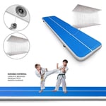 3/4/5/6/7/8/9/10/11/12m Gymnastic Air Mat with Electrical Pump Inflatable Air Track Yoga Mat for Home Use Gymnastics Training/Taekwondo/Cheerleading (Color : B, Size : 10000mm)