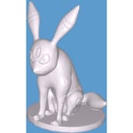MakeIT Size: Xl, Low Poly "umbreon" Pokémon Collection, Collect All Multifärg Xl