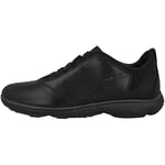 Geox Men's Nebula Low-Top Sneakers, Black, 9 UK