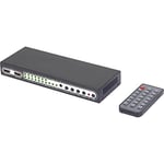 SpeaKa Professional 6 Ports Switch Matrice HDMI avec Fonction Image dans limage, avec télécommande UHD 4K @ 60 Hz