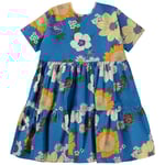 Molo GOTS Chilla Klänning Floral Retro | Blå | 146/152 cm