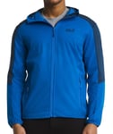 Jack Wolfskin Go Hike Softshell Jacket Mens XL Hooded Full Zip Top Waterproof