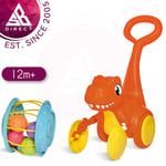Tomy Toomies Jurassic World Pic N Push T-Rex Baby Infant Activity Fun Toy│12m+
