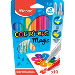 Pack de 10 Feutres magiques Maped Color'Peps