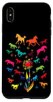 Coque pour iPhone XS Max Equitation cheval Cadeau Cheval en Couleur Joli cheval fille