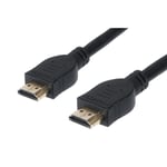 Connectique TV/Hifi/Video DCU Technologic HDMI 2.0 Blindé connectique Or Male/Male - 5m