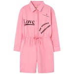 The Animals Observatory Squirrel Kid Short Jumpsuit Pink | Rosa | 8 years
