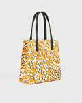 TED BAKER ❤️ Yellow Leopard SAFFIANO Small SHoPpeR TOTE BAG 'LILLCON' ❤️ NEW