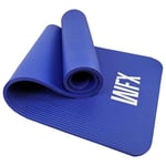 #DoYourFitness x World Fitness | Tapis de fitness "Yamuna" | 183x61x1,5cm | antidérapant & robuste | tapis de gymnastique idéal pour yoga, pilates, workout, outdoor, gym & home | Bleu